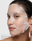 MASCARILLA DE HOJA DE COLÁGENO CON ORO